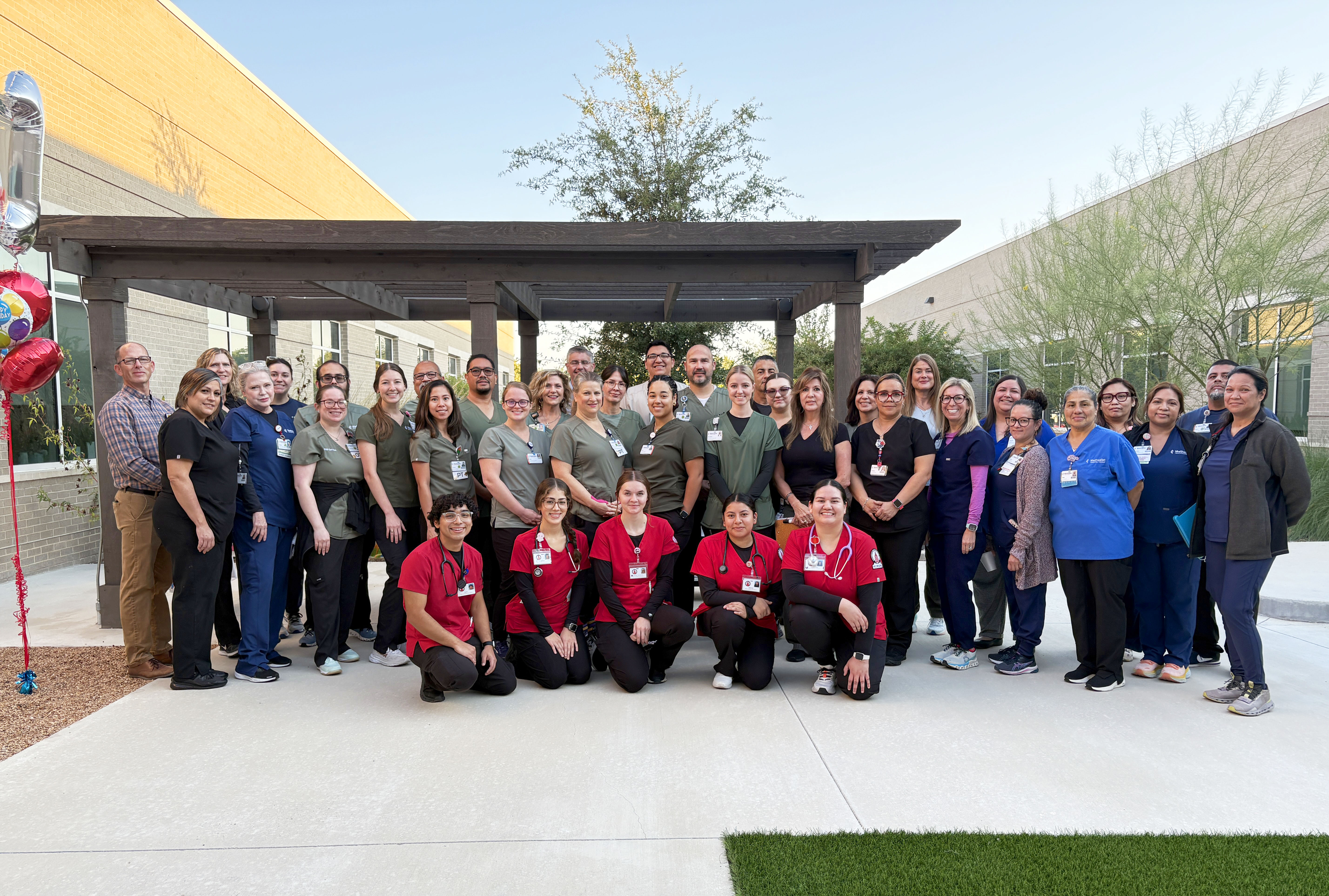Methodist Hospital Texsan team photo