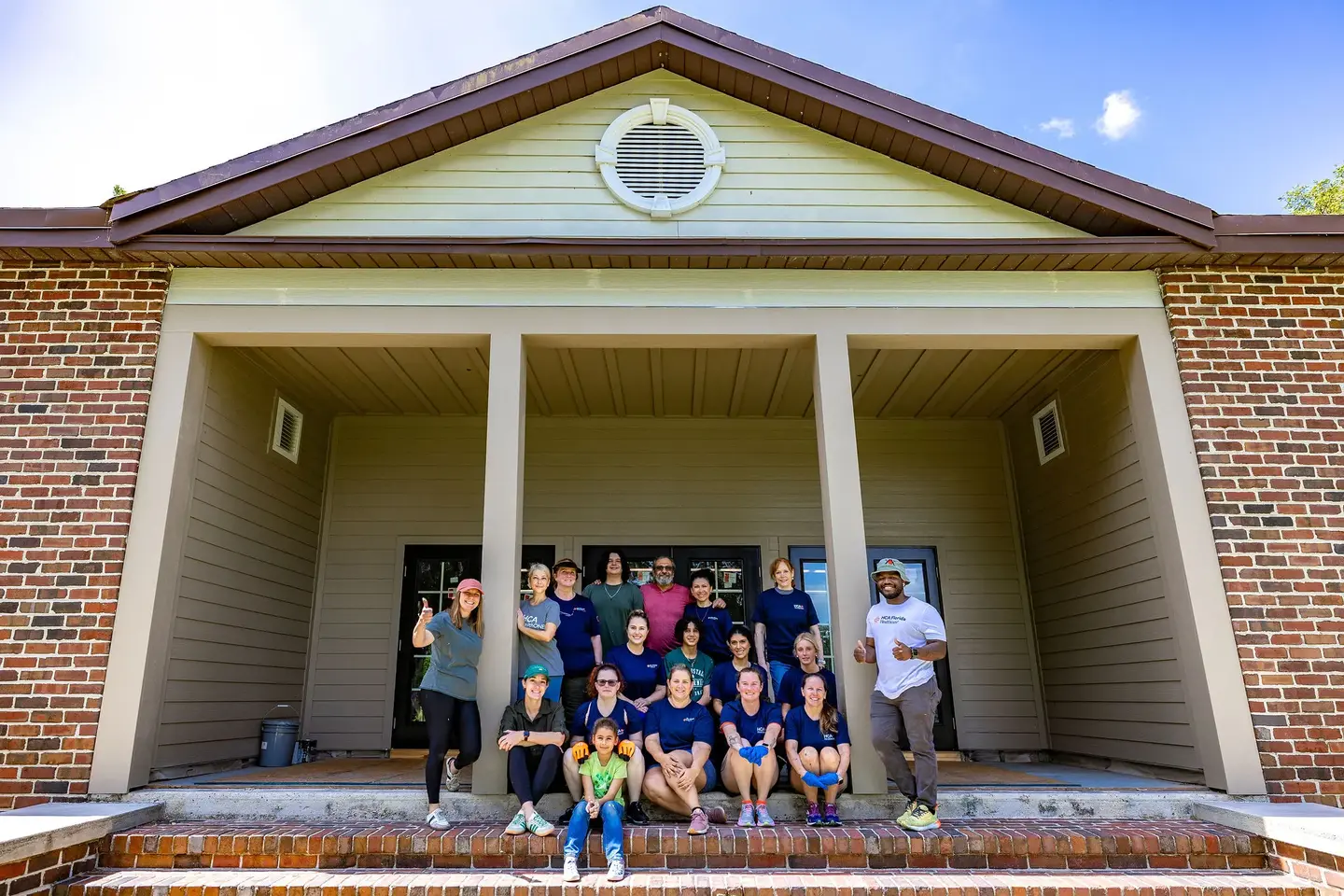 HCA volunteer group photo.