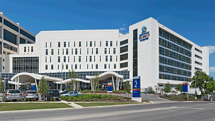 Exterior of Methodist Children's Hospital