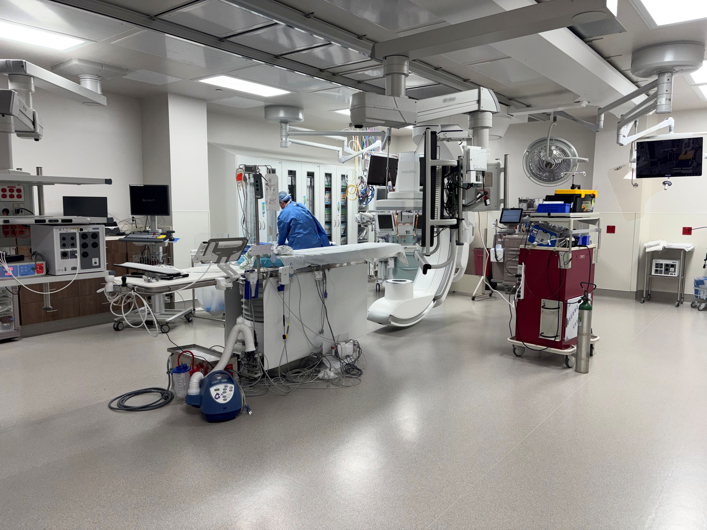 A view of inside the surgery room.