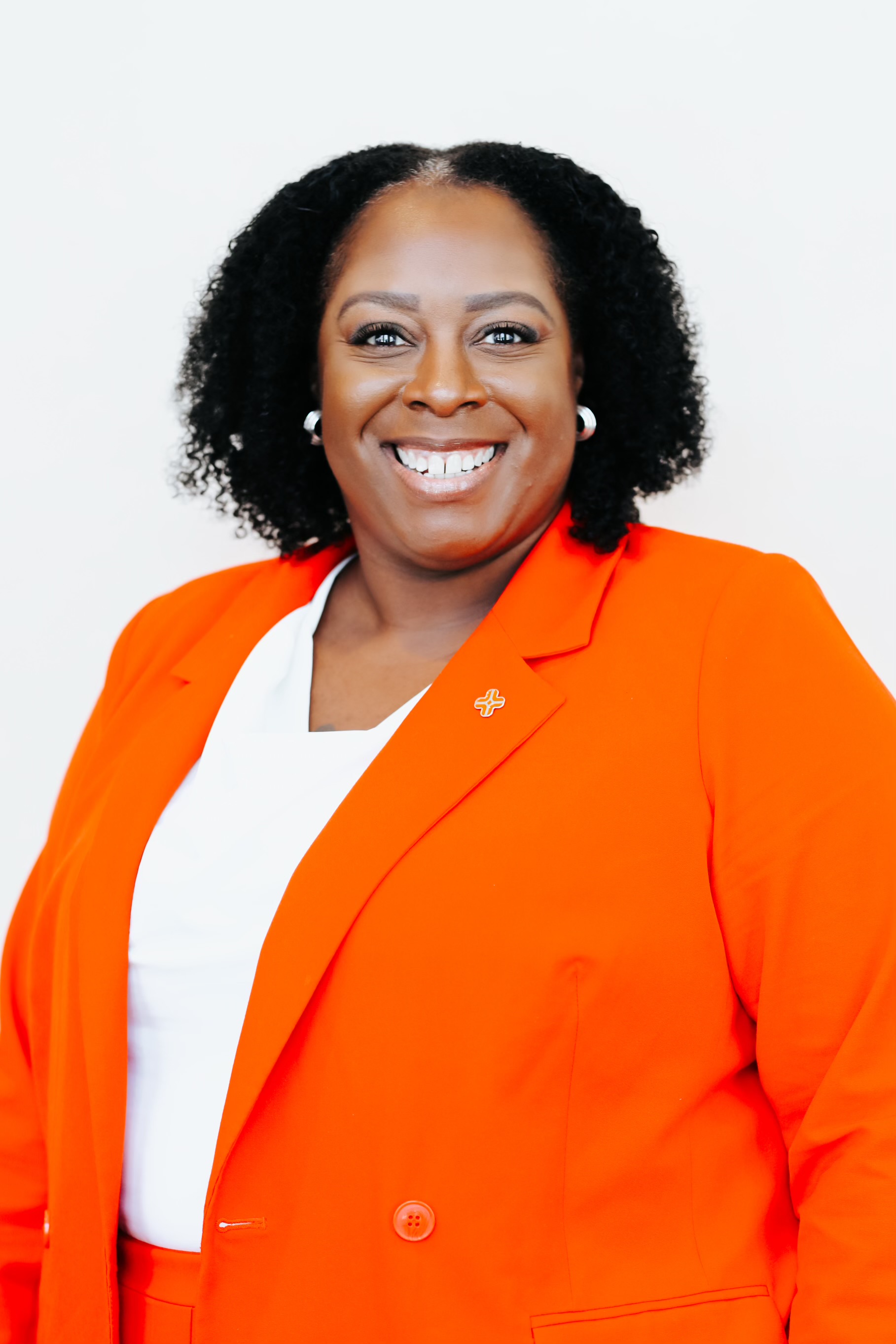 Portrait of  HCA Florida South Shore Hospital Chief Financial Officer, Kamaria Smith-Frayer.