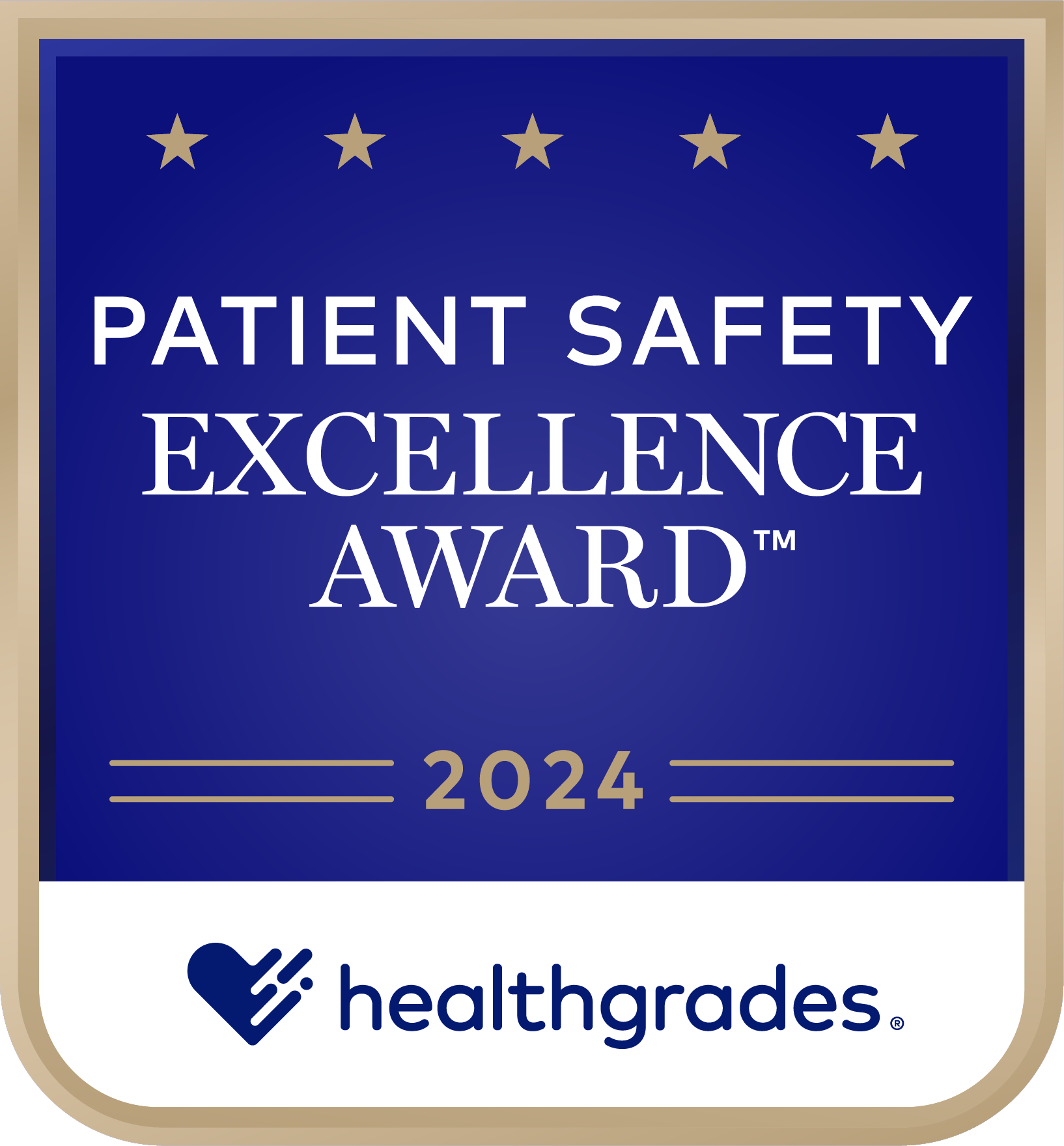 Healthgrades Patient Safety Excellence Award 2024