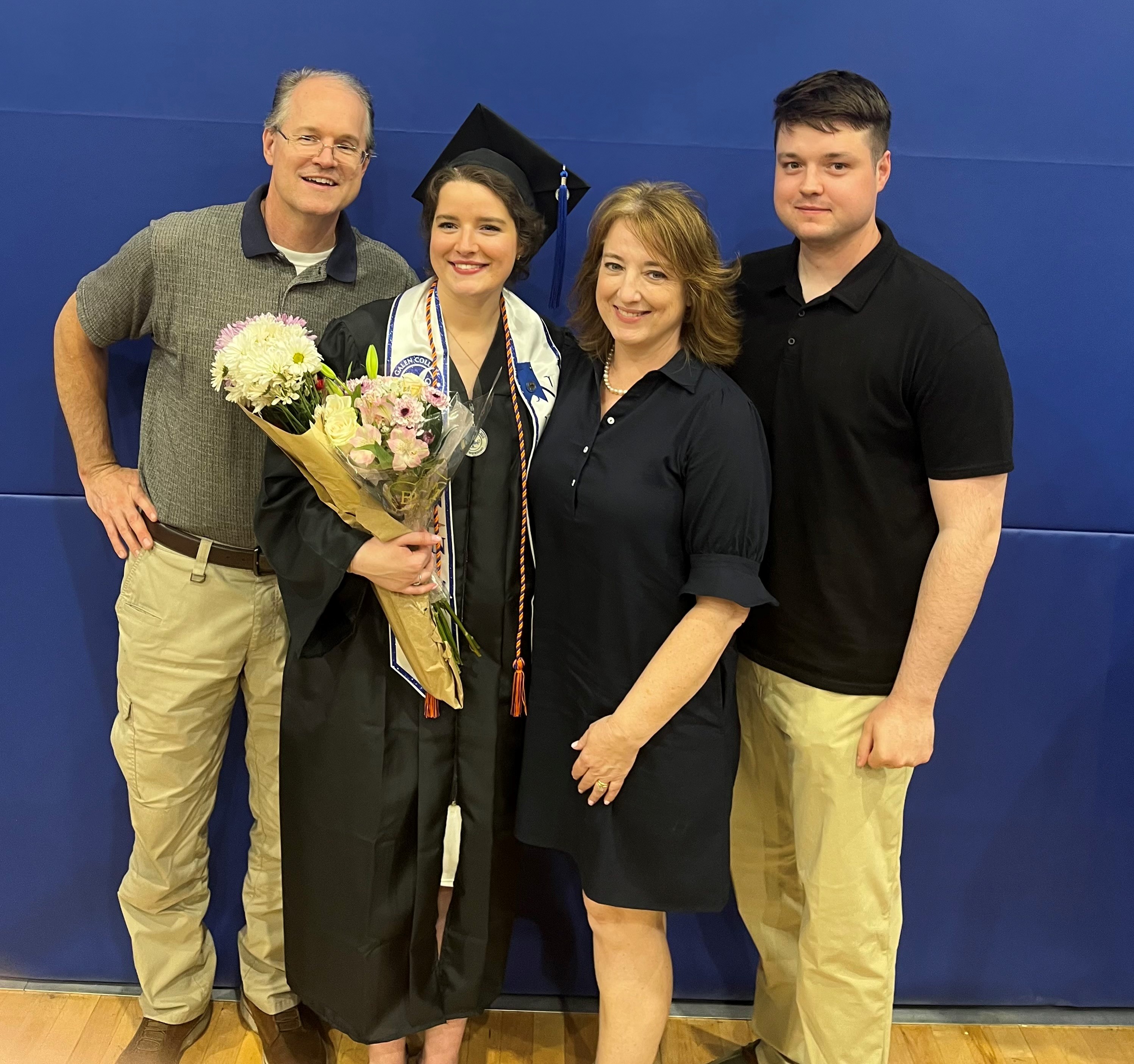 Laura Byram and family celebrate her graduation from Galen College of Nursing's campus in Richmond, Virginia.