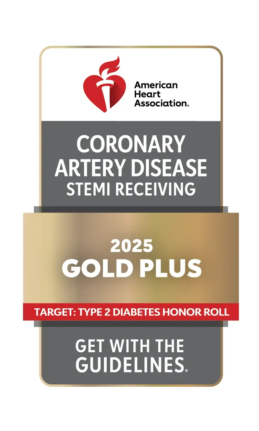 American Heart Association Get With The Guidelines® Coronary Artery Disease STEMI Gold Plus with Target: Type 2 Diabetes