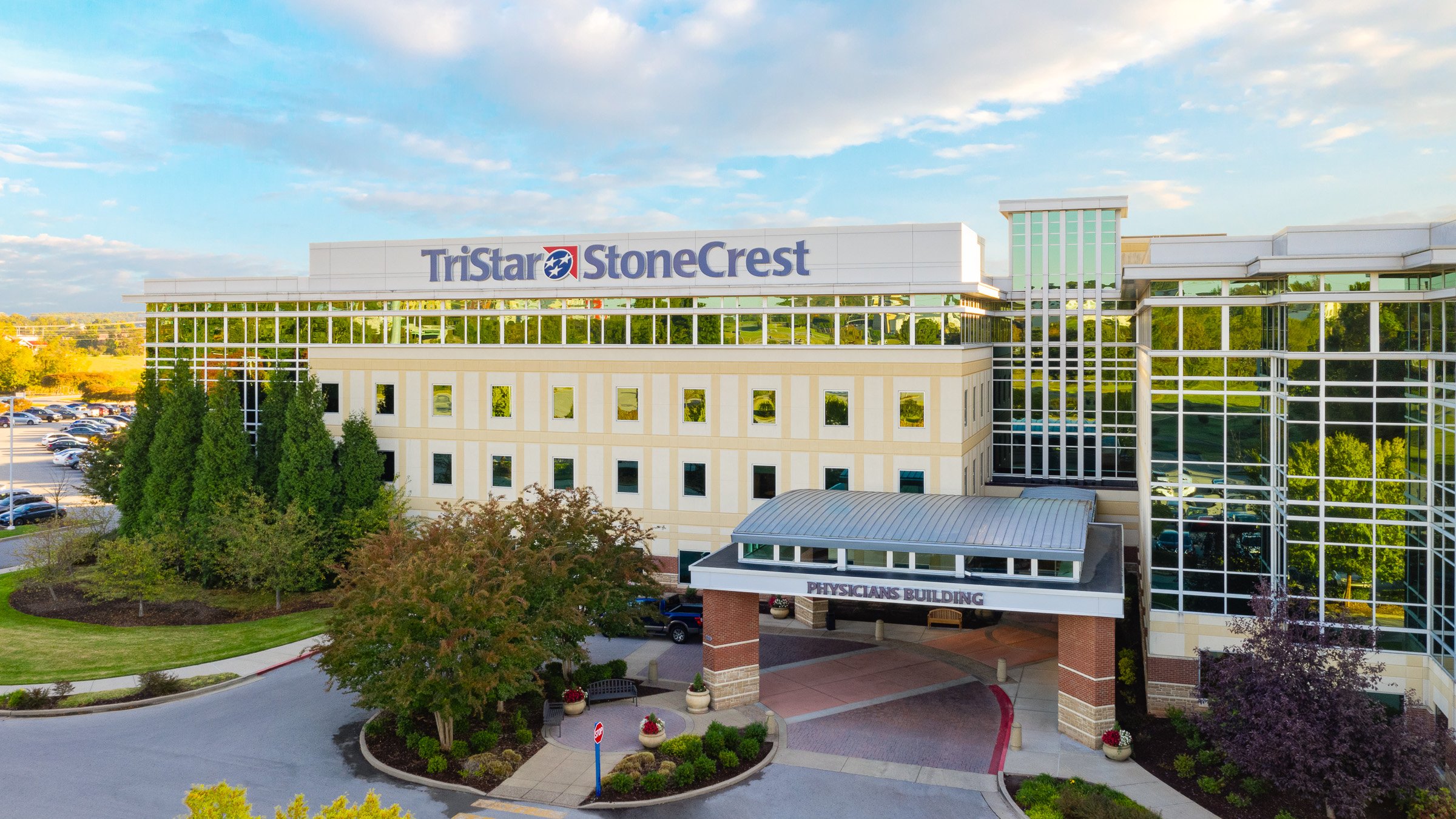 Aerial view of TriStar StoneCrest Medical Center