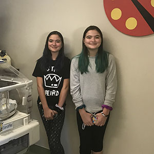 Twins Willow and Sky.