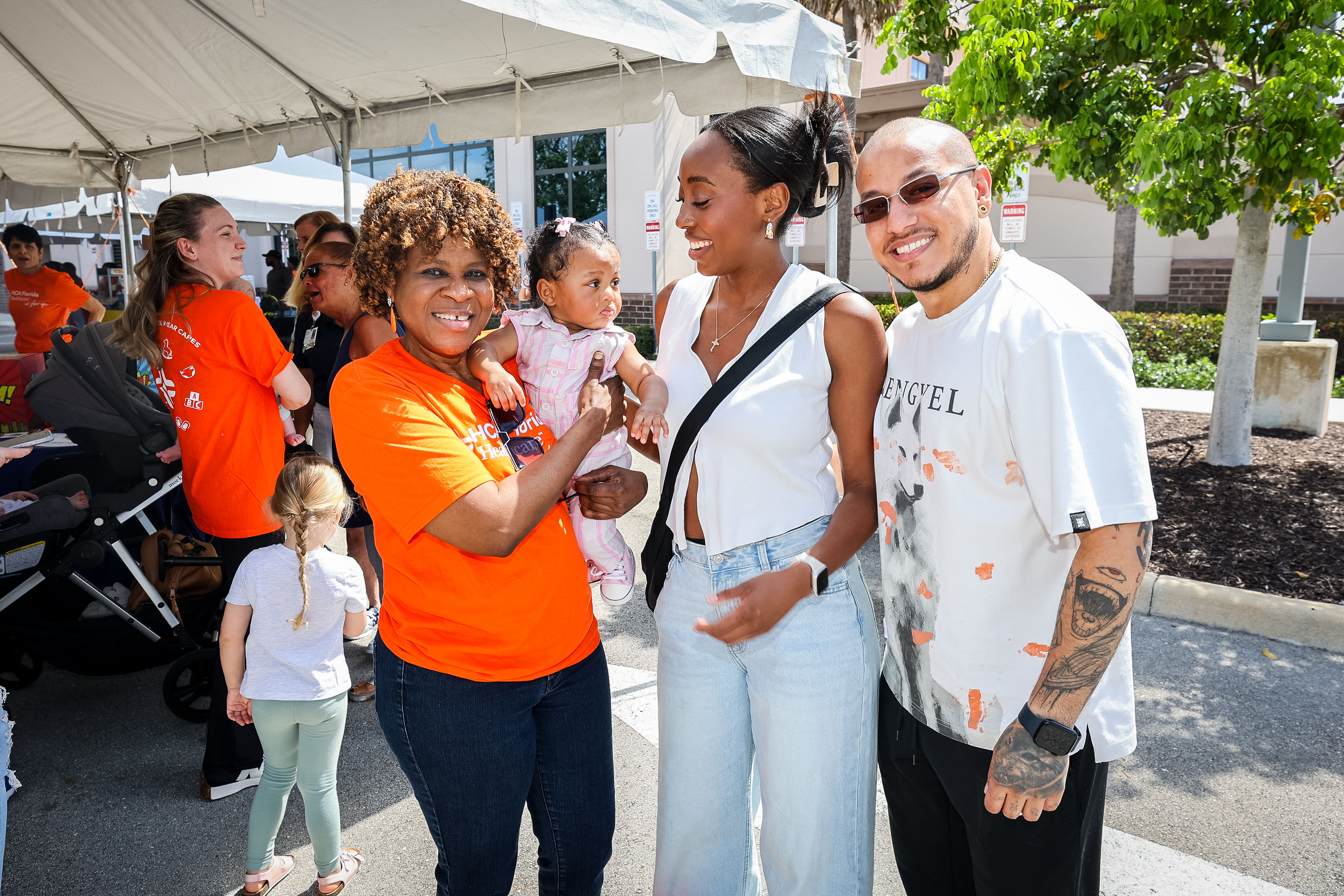 A NICU reunion of families and care givers.