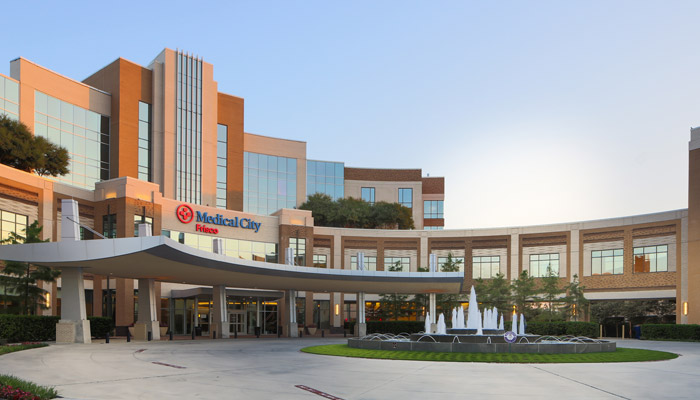 Main entrance of Medical City Frisco