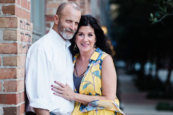 Deborah Butter and her husband