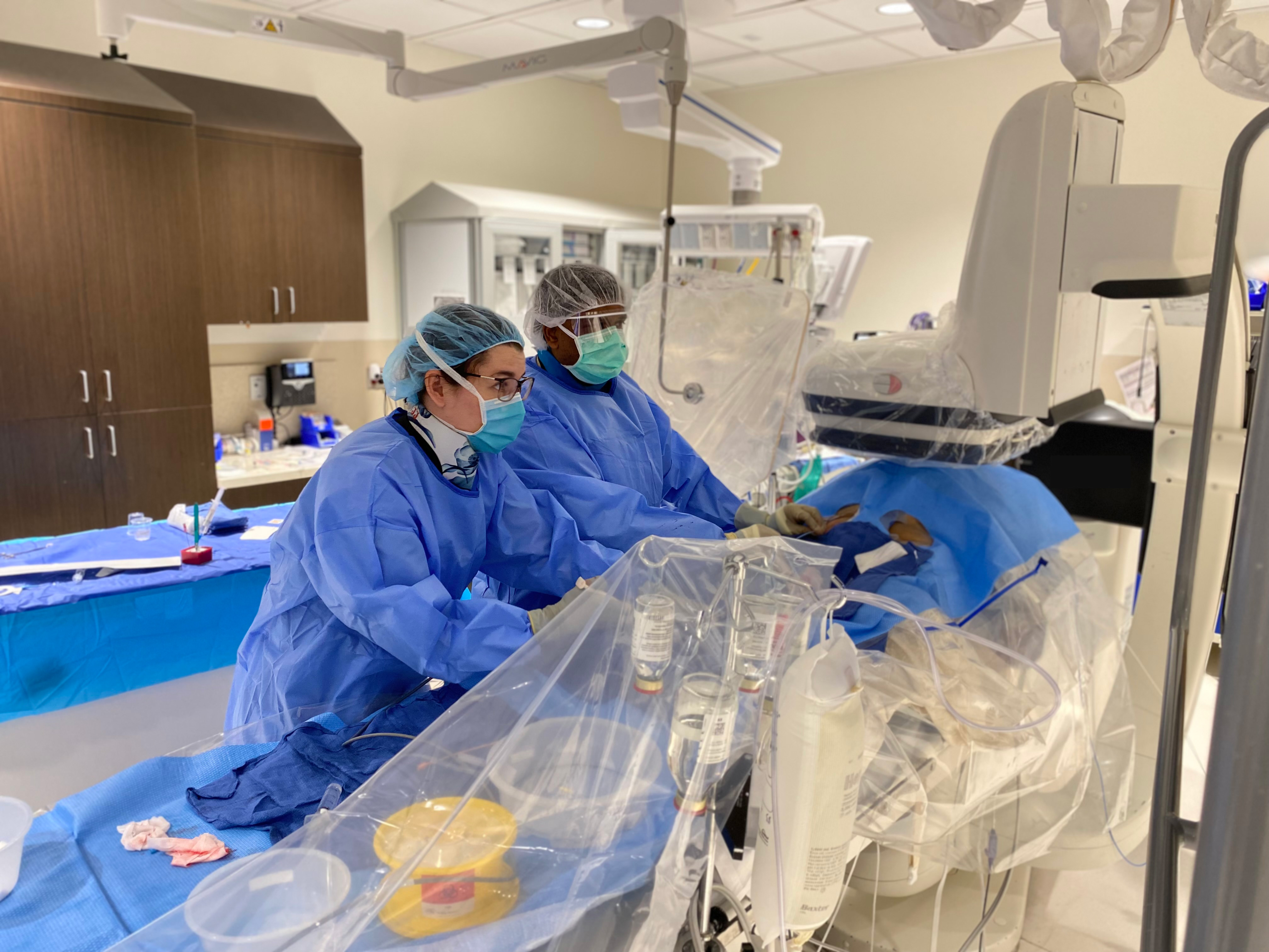 Dr. Prasad Chalasani performing RDN procedure at HCA Florida Lawnwood Hospital.