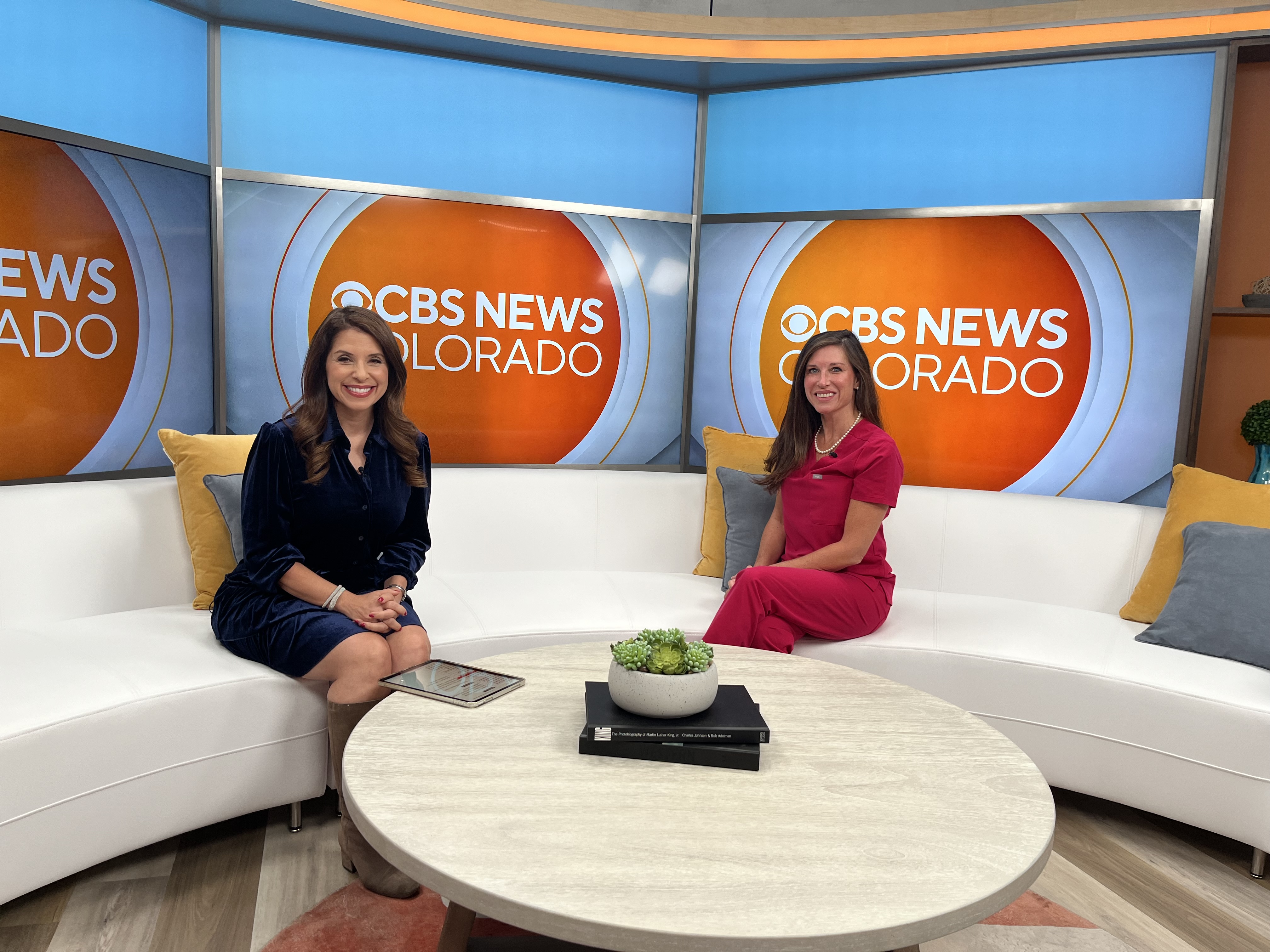 CBS News Colorado hosts on set.