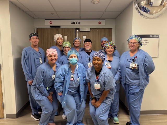 Surgical Services team at the Hospital for Endocrine Surgery, West Tampa Hospital.