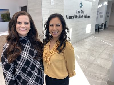 Live Oak Mental Health & Wellness addiction specialists Reaghan Hicks and Melissa Hickman